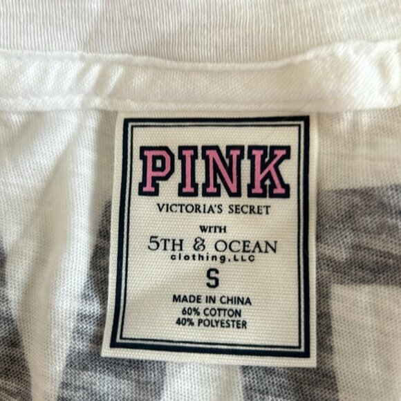 PINK New York American Flag Graphic T-Shirt EUC sz S - Picture 3 of 8